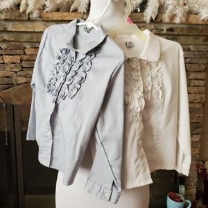 EUC / Ruffle Girls' Blouse 2 Set